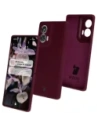 Bizon Soft Case Motorola Edge 50 Fusion dunkel lila