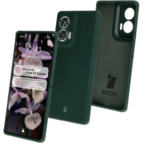 Kup Silikonowe etui Bizon Soft Case do Motorola Edge 50 Fusion ciemnozielone - BIZ7123 - {ean13} - Sklep Home Screen