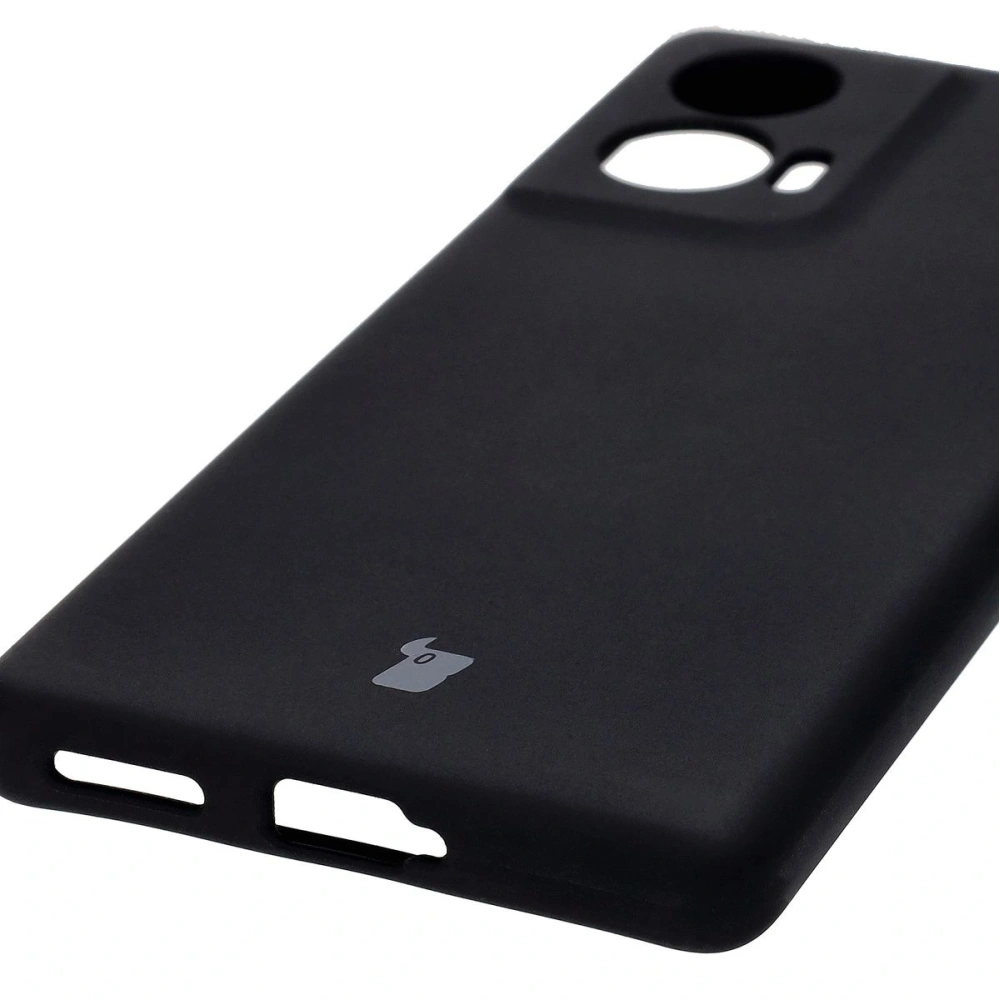 Silikonowe etui Bizon Soft Case do Motorola Edge 50 Fusion czarne