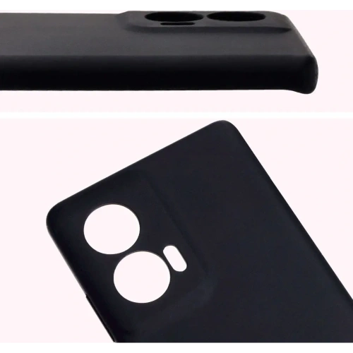Kup Silikonowe etui Bizon Soft Case do Motorola Edge 50 Fusion czarne - BIZ7124 - {ean13} - Sklep Home Screen