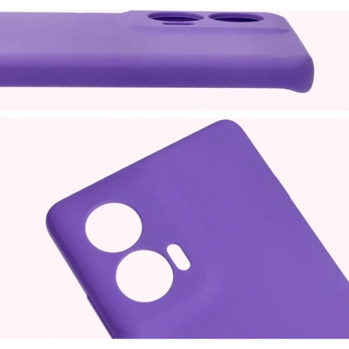 Kup Silikonowe etui Bizon Soft Case do Motorola Edge 50 Fusion fioletowe - BIZ7125 - {ean13} - Sklep Home Screen