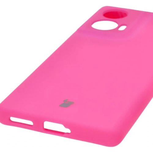 Kup Silikonowe etui Bizon Soft Case do Motorola Edge 50 Fusion neonowo-różowe - BIZ7126 - {ean13} - Sklep Home Screen