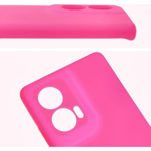 Kup Silikonowe etui Bizon Soft Case do Motorola Edge 50 Fusion neonowo-różowe - BIZ7126 - {ean13} - Sklep Home Screen