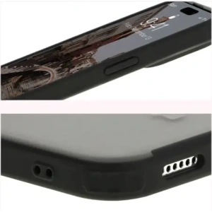 Buy Bizon Case MatteO Apple iPhone 15 transparent with black frame - BIZ7129 - {ean13} - Home Screen Store Europe