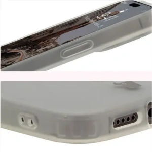 Kup Etui z pierścieniem magnetycznym Bizon Case MatteO do Apple iPhone 15 Pro półprzezroczyste - BIZ7131 - {ean13} - Sklep Home Screen