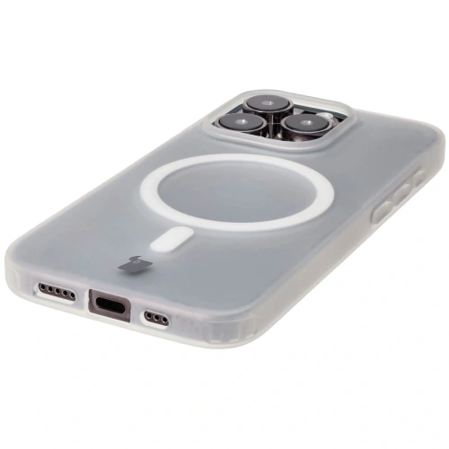 Kup Etui s magnetickým kroužkem Bizon Case MatteO pro Apple iPhone 15 Pro poloprůhledné - BIZ7131 - {ean13} - Sklep Home Screen