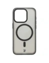 Kup Etui z pierścieniem magnetycznym Bizon Case MatteO do Apple iPhone 15 Pro półprzezroczyste z czarną ramką - BIZ7132 - {ean13} - Sklep Home Screen