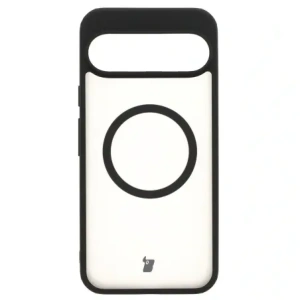 Kup Etui z pierścieniem magnetickým Bizon Case MatteO do Google Pixel 9 Pro XL poloprůhledné s černým rámečkem - BIZ7133 - {ean13} - Sklep Home Screen