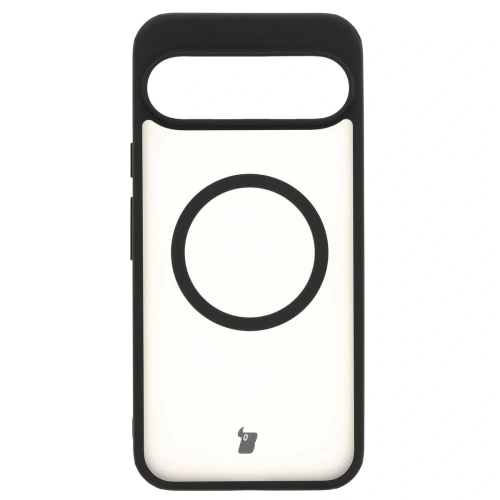 Kup Etui z pierścieniem magnetycznym Bizon Case MatteO do Google Pixel 9 Pro XL półprzezroczyste z czarną ramką - BIZ7133 - {ean13} - Sklep Home Screen