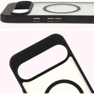 Kup Etui z pierścieniem magnetickým Bizon Case MatteO do Google Pixel 9 Pro XL poloprůhledné s černým rámečkem - BIZ7133 - {ean13} - Sklep Home Screen