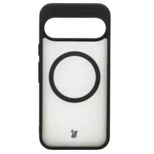 Kup Etui z pierścieniem magnetycznym Bizon Case MatteO do Google Pixel 9/9 Pro półprzezroczyste z czarną ramką - BIZ7134 - {ean13} - Sklep Home Screen