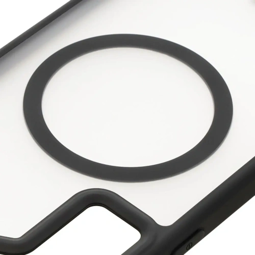 Kup Etui z pierścieniem magnetycznym Bizon Case MatteO do Samsung Galaxy S24 Plus półprzezroczyste z czarną ramką - BIZ7135 - {ean13} - Sklep Home Screen