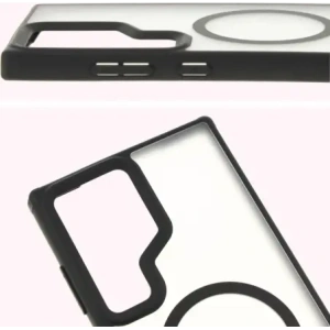 Kup Bizon Case MatteO Samsung Galaxy S24 Ultra transparent mit schwarzem Rahmen - BIZ7136 - {ean13} - Sklep Home Screen