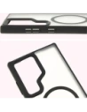 Kup Etui s magnetickým kroužkem Bizon Case MatteO pro Samsung Galaxy S24 Ultra poloprůhledné s černým rámem - BIZ7136 - {ean13} - Sklep Home Screen