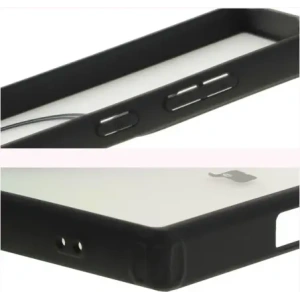 Kup Etui z pierścieniem magnetycznym Bizon Case MatteO do Samsung Galaxy S24 Ultra półprzezroczyste z czarną ramką - BIZ7136 - {ean13} - Sklep Home Screen