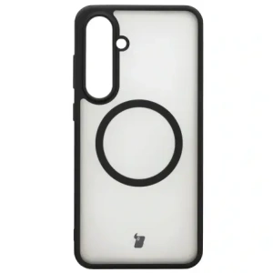 Kup Etui z pierścieniem magnetycznym Bizon Case MatteO do Samsung Galaxy S24 FE półprzezroczyste z czarną ramką - BIZ7138 - {ean13} - Sklep Home Screen