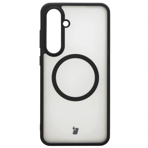 Kup Etui z pierścieniem magnetickým Bizon Case MatteO do Samsung Galaxy S24 FE poloprůhledné s černým rámem - BIZ7138 - {ean13} - Sklep Home Screen