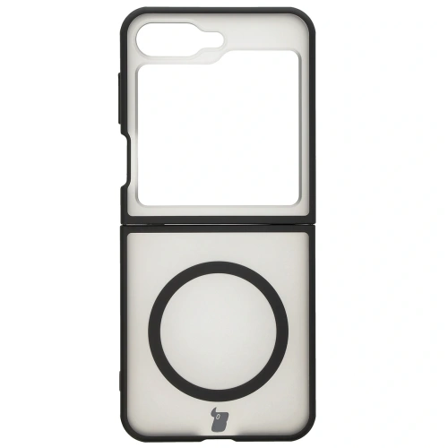 Kup Bizon Case MatteO Samsung Galaxy Z Flip6 transparent cu cadru negru - BIZ7140 - {ean13} - Sklep Home Screen