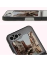 Kup Bizon Case MatteO Samsung Galaxy Z Flip6 transparent cu cadru negru - BIZ7140 - {ean13} - Sklep Home Screen