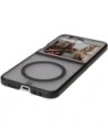 Kup Bizon Case MatteO Samsung Galaxy Z Flip6 transparent cu cadru negru - BIZ7140 - {ean13} - Sklep Home Screen
