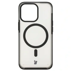 Kup Etui z pierścieniem magnetycznym Bizon Case MatteO do Apple iPhone 13 Pro półprzezroczyste z czarną ramką - BIZ7141 - {ean13} - Sklep Home Screen