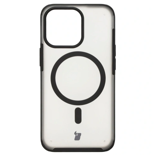 Kup Etui z pierścieniem magnetickým Bizon Case MatteO do Apple iPhone 13 Pro poloprůhledné s černým rámečkem - BIZ7141 - {ean13} - Sklep Home Screen