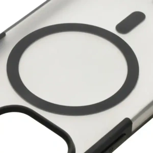 Kup Etui z pierścieniem magnetycznym Bizon Case MatteO do Apple iPhone 13 Pro półprzezroczyste z czarną ramką - BIZ7141 - {ean13} - Sklep Home Screen