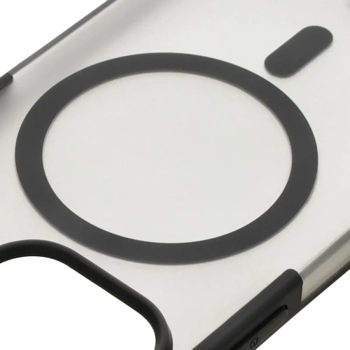 Kup Etui z pierścieniem magnetickým Bizon Case MatteO do Apple iPhone 13 Pro poloprůhledné s černým rámečkem - BIZ7141 - {ean13} - Sklep Home Screen