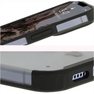 Kup Etui z pierścieniem magnetycznym Bizon Case MatteO do Apple iPhone 13 Pro półprzezroczyste z czarną ramką - BIZ7141 - {ean13} - Sklep Home Screen