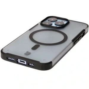 Kup Etui z pierścieniem magnetycznym Bizon Case MatteO do Apple iPhone 13 Pro półprzezroczyste z czarną ramką - BIZ7141 - {ean13} - Sklep Home Screen