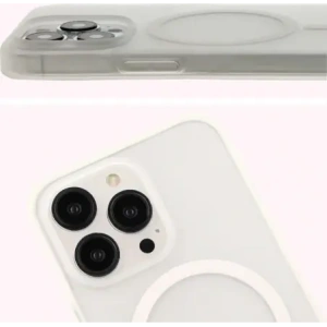 Kup Etui z pierścieniem magnetycznym Bizon Case MatteO do Apple iPhone 13 Pro półprzezroczyste z przezroczystą ramką - BIZ7142 - {ean13} - Sklep Home Screen
