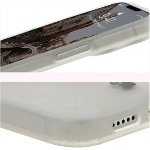 Kup Etui z pierścieniem magnetycznym Bizon Case MatteO do Apple iPhone 13 Pro półprzezroczyste z przezroczystą ramką - BIZ7142 - {ean13} - Sklep Home Screen