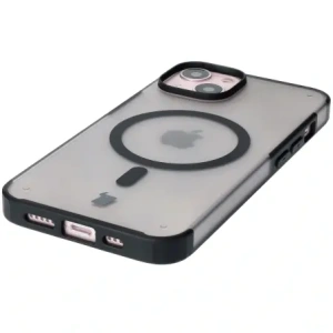 Kup Etui z pierścieniem magnetycznym Bizon Case MatteO do Apple iPhone 14 / Phone 13 półprzezroczyste z czarną ramką - BIZ7143 - {ean13} - Sklep Home Screen