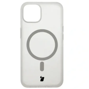 Kup Etui z pierścieniem magnetycznym Bizon Case MatteO do Apple iPhone 14 / Phone 13 półprzezroczyste z przezroczystą ramką - BIZ7144 - {ean13} - Sklep Home Screen