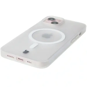 Kup Etui z pierścieniem magnetycznym Bizon Case MatteO do Apple iPhone 14 / Phone 13 półprzezroczyste z przezroczystą ramką - BIZ7144 - {ean13} - Sklep Home Screen