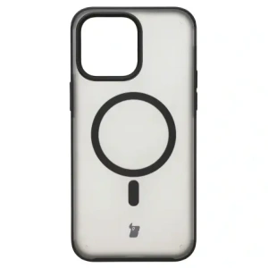 Kup Etui z pierścieniem magnetickým Bizon Case MatteO do Apple iPhone 14 Pro Max poloprůhledné s černým rámečkem - BIZ7145 - {ean13} - Sklep Home Screen