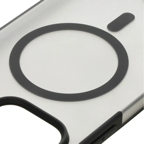 Kup Etui z pierścieniem magnetickým Bizon Case MatteO do Apple iPhone 14 Pro Max poloprůhledné s černým rámečkem - BIZ7145 - {ean13} - Sklep Home Screen