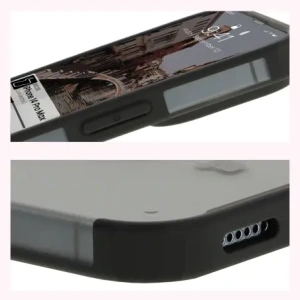 Kup Etui z pierścieniem magnetickým Bizon Case MatteO do Apple iPhone 14 Pro Max poloprůhledné s černým rámečkem - BIZ7145 - {ean13} - Sklep Home Screen