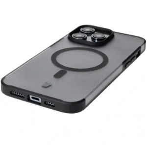 Kup Etui z pierścieniem magnetickým Bizon Case MatteO do Apple iPhone 14 Pro Max poloprůhledné s černým rámečkem - BIZ7145 - {ean13} - Sklep Home Screen