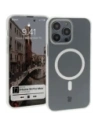 Etui z pierścieniem magnetycznym Bizon Case MatteO do Apple iPhone 14 Pro Max półprzezroczyste z przezroczystą ramką