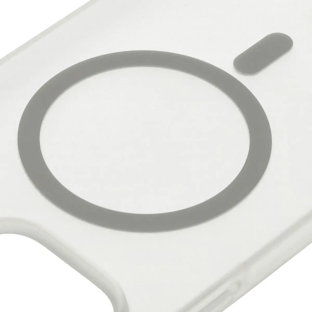 Etui z pierścieniem magnetycznym Bizon Case MatteO do Apple iPhone 14 Pro Max półprzezroczyste z przezroczystą ramką