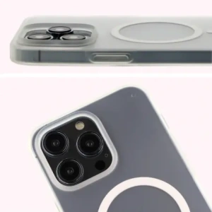 Kup Etui z pierścieniem magnetickým Bizon Case MatteO pro Apple iPhone 14 Pro Max poloprůhledné s průhledným rámem - BIZ7146 - {ean13} - Sklep Home Screen
