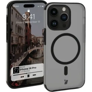 Kup Bizon Case MatteO Apple iPhone 14 Pro transparent mit schwarzem Rahmen - BIZ7147 - {ean13} - Sklep Home Screen