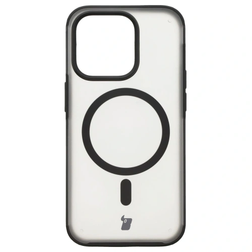 Kup Etui z pierścieniem magnetycznym Bizon Case MatteO do Apple iPhone 14 Pro półprzezroczyste z czarną ramką - BIZ7147 - {ean13} - Sklep Home Screen