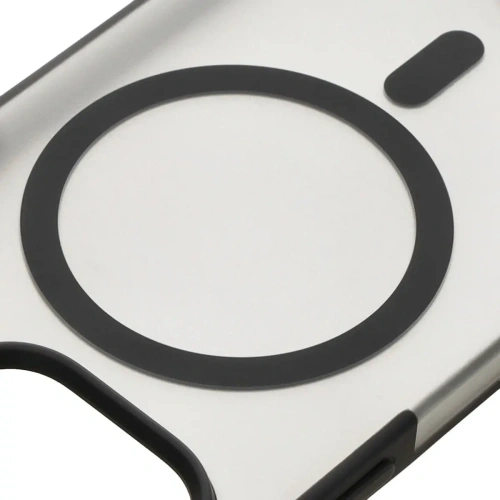 Kup Etui z pierścieniem magnetycznym Bizon Case MatteO do Apple iPhone 14 Pro półprzezroczyste z czarną ramką - BIZ7147 - {ean13} - Sklep Home Screen