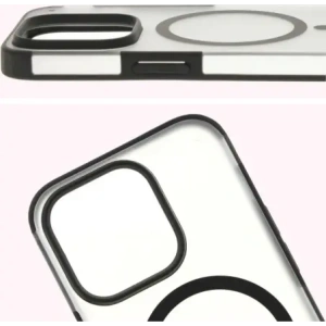 Kup Etui z pierścieniem magnetycznym Bizon Case MatteO do Apple iPhone 14 Pro półprzezroczyste z czarną ramką - BIZ7147 - {ean13} - Sklep Home Screen
