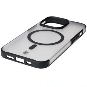 Kup Etui z pierścieniem magnetycznym Bizon Case MatteO do Apple iPhone 14 Pro półprzezroczyste z czarną ramką - BIZ7147 - {ean13} - Sklep Home Screen