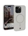 Etui z pierścieniem magnetycznym Bizon Case MatteO do Apple iPhone 14 Pro półprzezroczyste z przezroczystą ramką