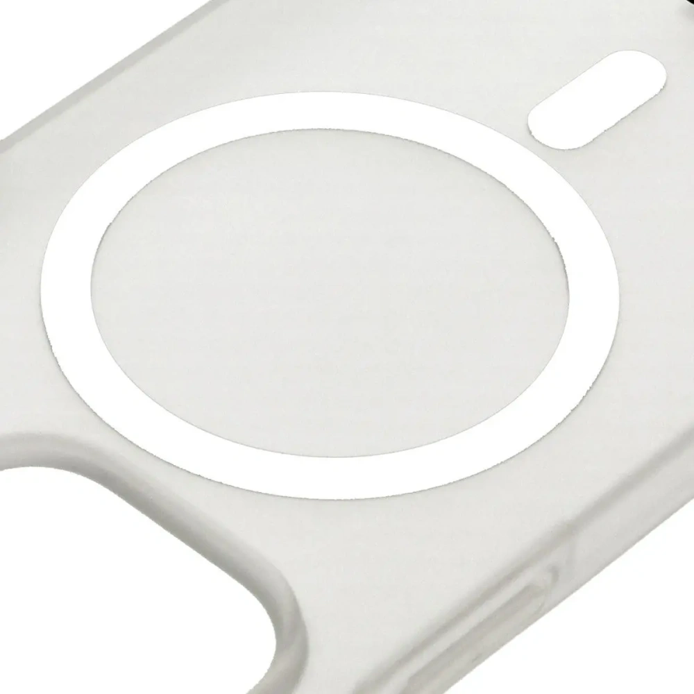 Etui z pierścieniem magnetycznym Bizon Case MatteO do Apple iPhone 14 Pro półprzezroczyste z przezroczystą ramką