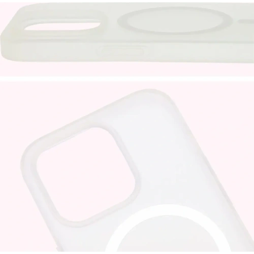 Kup Etui z pierścieniem magnetycznym Bizon Case MatteO do Apple iPhone 14 Pro półprzezroczyste z przezroczystą ramką - BIZ7148 - {ean13} - Sklep Home Screen